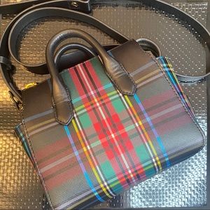 Plaid J Crew Harper Mini Satchel
